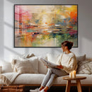 Colorful Abstract Canvas Wall Art — Large Textured Oil by MyGreatCanvas | Canvas Wall Art Prints | Photo Prints & Wall Decor