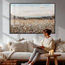 Neutral Wildflower Field Canvas Wall Art — Beige Earth Tone by MyGreatCanvas | Canvas Wall Art Prints | Photo Prints & Wall Decor