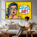 Pop Art Print Bathroom Sign Wall Art Canvas Print — Funny by MyGreatCanvas | Canvas Wall Art Prints | Photo Prints & Wall Decor