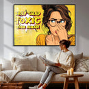 Pop Art Print Bathroom Sign Wall Art Canvas Print — Funny by MyGreatCanvas | Canvas Wall Art Prints | Photo Prints & Wall Decor