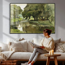 Anders Zorn Watercolor Canvas Print, Örtofta 1905 Swedish by MyGreatCanvas | Canvas Wall Art Prints | Photo Prints & Wall Decor
