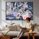 Playing Cards Canvas Wall Art | Casino Game Room Decor, by MyGreatCanvas | Canvas Wall Art Prints | Photo Prints & Wall Decor