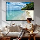 Puerto Rico Beach Paradise Wall Art – Tropical Coastal Print by MyGreatCanvas | Canvas Wall Art Prints | Photo Prints & Wall Decor