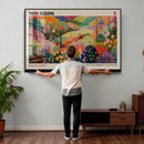 Framed Yayoi Kusama 1986 Wall Art Print – Japanese Wall Art
