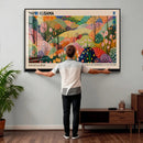 Yayoi Kusama Japanese Art Canvas Print, Abstract Art, Large