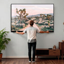Joshua Tree Park Wall Art Canvas Print – Framed Desert Road by MyGreatCanvas | Canvas Wall Art Prints | Photo Prints & Wall Decor