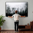 Foggy Forest Wall Art Canvas Print – Mountain Woodland by MyGreatCanvas | Canvas Wall Art Prints | Photo Prints & Wall Decor