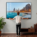 Chicago Wall Art Canvas Print, Chicago City Downtown Night by MyGreatCanvas | Canvas Wall Art Prints | Photo Prints & Wall Decor