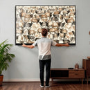 American Elk Wall Art Canvas Print - Abstract Deer Animal by MyGreatCanvas | Canvas Wall Art Prints | Photo Prints & Wall Decor