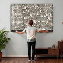 Abstract Zebra Wall Art Canvas Print for Farmhouse Decor by MyGreatCanvas | Canvas Wall Art Prints | Photo Prints & Wall Decor