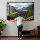 Yosemite Valley Wall Art Canvas Print – Misty Mountain by MyGreatCanvas | Canvas Wall Art Prints | Photo Prints & Wall Decor