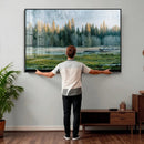 Forest Meadow Wall Art Canvas Print, Pine Tree Landscape by MyGreatCanvas | Canvas Wall Art Prints | Photo Prints & Wall Decor