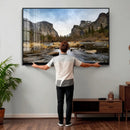 Yosemite Valley Mountain Landscape Wall Art Canvas Print, by MyGreatCanvas | Canvas Wall Art Prints | Photo Prints & Wall Decor