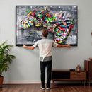 Graffiti Gaming Canvas Wall Art For Bedroom - Gaming Wall by MyGreatCanvas | Canvas Wall Art Prints | Photo Prints & Wall Decor