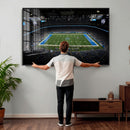 Detroit Lions Stadium Wall Art Canvas Print, Football Field by MyGreatCanvas | Canvas Wall Art Prints | Photo Prints & Wall Decor