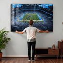 Detroit Lions Stadium Wall Art Canvas Print, Football Field by MyGreatCanvas | Canvas Wall Art Prints | Photo Prints & Wall Decor