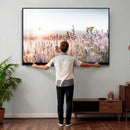 Lavender Field Wall Art Canvas Print, Butterfly Floral by MyGreatCanvas | Canvas Wall Art Prints | Photo Prints & Wall Decor
