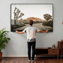 Joshua Tree Desert Wall Art Canvas Print, Minimal by MyGreatCanvas | Canvas Wall Art Prints | Photo Prints & Wall Decor