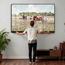 Texas Longhorn Cattle Wall Art Canvas Print: Western Ranch by MyGreatCanvas | Canvas Wall Art Prints | Photo Prints & Wall Decor