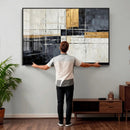 Gold Abstract Wall Art Canvas Print, Modern Luxury Geometric by MyGreatCanvas | Canvas Wall Art Prints | Photo Prints & Wall Decor