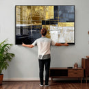 Gold Navy Abstract Wall Art Canvas Print, Modern Luxury by MyGreatCanvas | Canvas Wall Art Prints | Photo Prints & Wall Decor