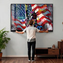 USA Statue of Liberty Graffiti Street Art Wall Art Canvas by MyGreatCanvas | Canvas Wall Art Prints | Photo Prints & Wall Decor