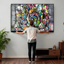 Abstract Graffiti Collage Street Art Wall Art Canvas Print by MyGreatCanvas | Canvas Wall Art Prints | Photo Prints & Wall Decor