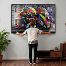 Graffiti American Football Helmet Street Art Wall Art Canvas by MyGreatCanvas | Canvas Wall Art Prints | Photo Prints & Wall Decor