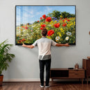 Wildflower Meadow Wall Art Canvas Print – Colorful Poppy and by MyGreatCanvas | Canvas Wall Art Prints | Photo Prints & Wall Decor