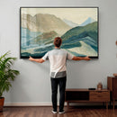 Abstract Mountain Landscape Wall Art Canvas Print – Textured by MyGreatCanvas | Canvas Wall Art Prints | Photo Prints & Wall Decor