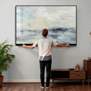 Abstract Coastal Landscape Wall Art Canvas Print – Soft Blue by MyGreatCanvas | Canvas Wall Art Prints | Photo Prints & Wall Decor