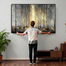 Abstract Birch Forest Wall Art Canvas Print – Modern Neutral by MyGreatCanvas | Canvas Wall Art Prints | Photo Prints & Wall Decor