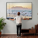 Seagulls Over Ocean Wall Art Canvas Print – Coastal Beach by MyGreatCanvas | Canvas Wall Art Prints | Photo Prints & Wall Decor