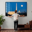 Washington DC Skyline Wall Art Canvas Print – Lincoln by MyGreatCanvas | Canvas Wall Art Prints | Photo Prints & Wall Decor