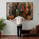 Abstract Afro American Women Wall Art Canvas Print by MyGreatCanvas | Canvas Wall Art Prints | Photo Prints & Wall Decor