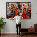 Jazz Band Canvas Wall Art — Jazz Club Singer Saxophone Print by MyGreatCanvas | Canvas Wall Art Prints | Photo Prints & Wall Decor
