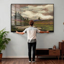 Gustav Macoun Heathland Canvas Print, Czech Landscape Oil by MyGreatCanvas | Canvas Wall Art Prints | Photo Prints & Wall Decor
