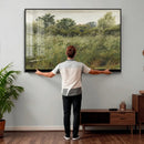 Wildflower Meadow Canvas Wall Art, Impressionist Overgrown by MyGreatCanvas | Canvas Wall Art Prints | Photo Prints & Wall Decor