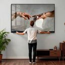 Funny Bathroom Wall Art Canvas, Creation of Toilet Paper by MyGreatCanvas | Canvas Wall Art Prints | Photo Prints & Wall Decor