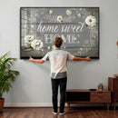 Home Sweet Home Wall Art Canvas Print, Floral Farmhouse by MyGreatCanvas | Canvas Wall Art Prints | Photo Prints & Wall Decor
