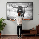 Texas Longhorn Canvas Wall Art Western Bull Desert Moody by MyGreatCanvas | Canvas Wall Art Prints | Photo Prints & Wall Decor
