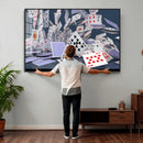 Playing Cards Canvas Wall Art | Casino Game Room Decor, by MyGreatCanvas | Canvas Wall Art Prints | Photo Prints & Wall Decor