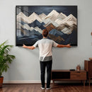 Wood Mountain Wall Art | Mountain Canvas Print Wood Decor | by MyGreatCanvas | Canvas Wall Art Prints | Photo Prints & Wall Decor