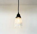 Tall Holophane Antique 1940's Pendant