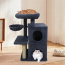 33.5 Inch Cute Kitten Tower with 2-Tier Condo and Padded Top Perch by LJGDeals