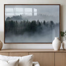 Autumn and Misty Trees in the Forest Wall Art Canvas Print, by MyGreatCanvas | Canvas Wall Art Prints | Photo Prints & Wall Decor
