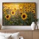 Sunflower Sunshine Wall Art Canvas Print by MyGreatCanvas | Canvas Wall Art Prints | Photo Prints & Wall Decor