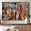 Abstract Afro American Jazz Canvas Wall Art | Music-Inspired by MyGreatCanvas | Canvas Wall Art Prints | Photo Prints & Wall Decor