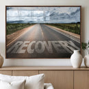 Recovery Road Wall Art Canvas Print