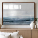 Blue Ocean Abstract Artwork Wall Art Canvas Print